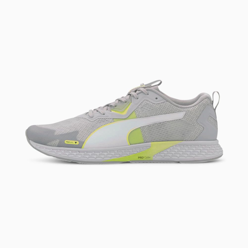 Puma SPEED 500 2 Férfi Futócipő - Szürke Lila/Sárga ( Hungary - LXBQT6385 )